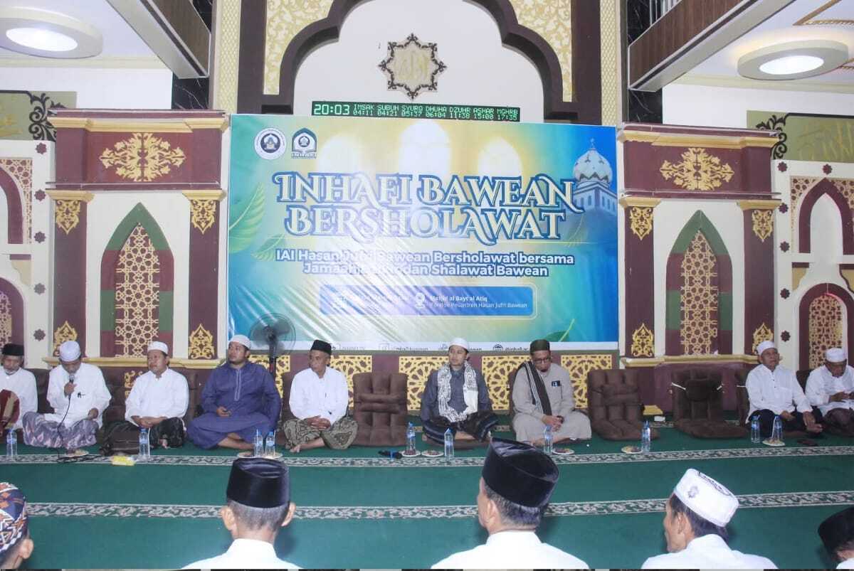 INHAFI Bawean Bershalawat , Meneguhkan Spirit Keislaman dan Kebersamaan Civitas Akademika