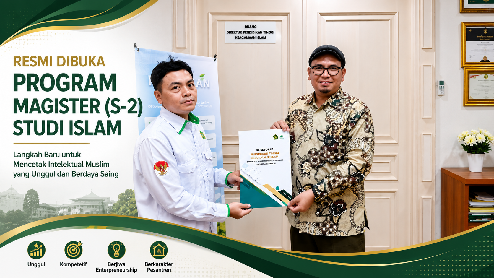 Resmi Buka Program Magister Studi Islam, INHAFI Bawean Terima Izin Operasional dari Dirjen Pendis