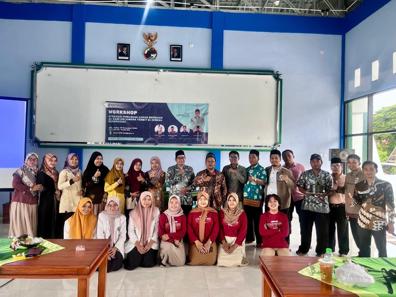LPPM STAIHA Bawean Sukses Gelar Workshop Strategi Publikasi Ilmiah Berbasis AI