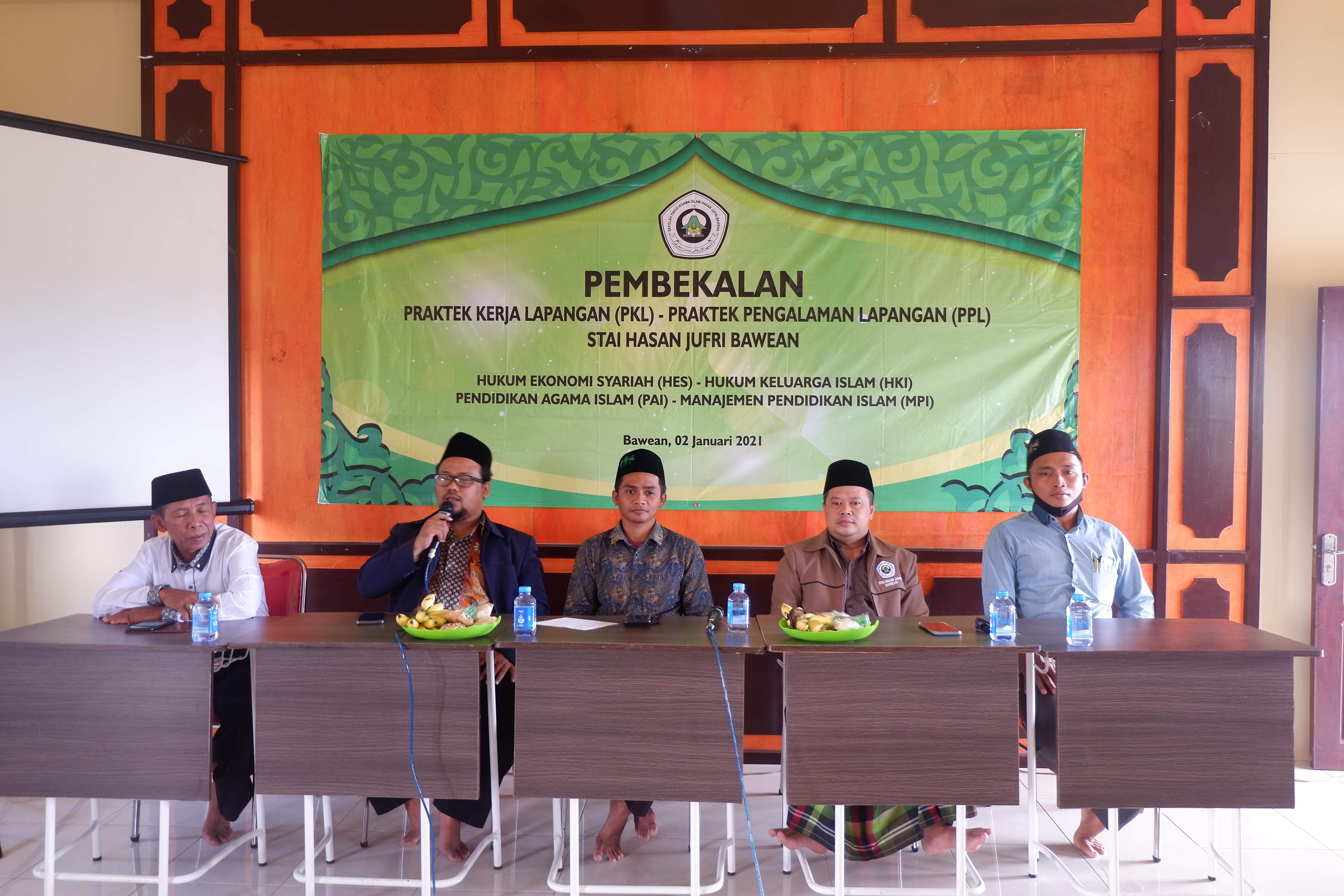 63 Mahasiswa STAI Hasan Jufri Bawean Angkatan 2018, mengikuti Pembekalan PKL/PPL